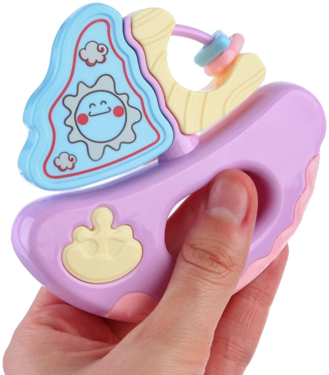 Набор погремушек «Попугай и кораблик», 2 шт.