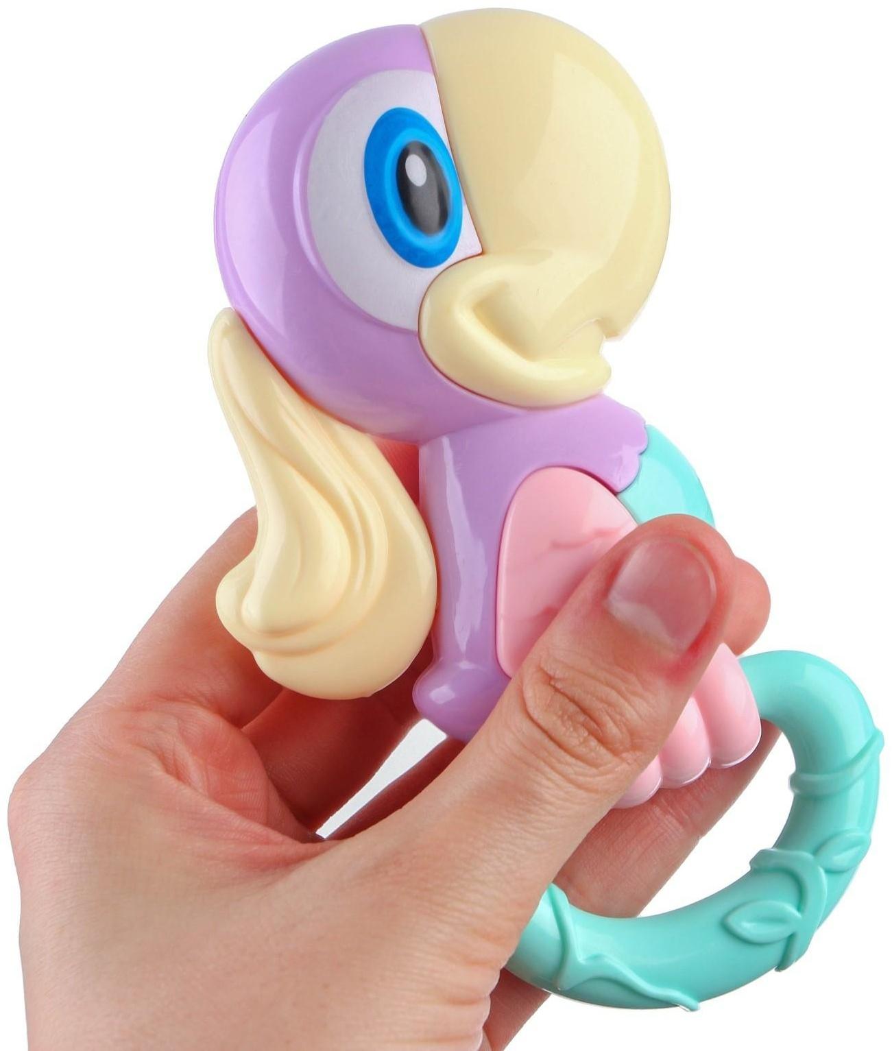 Набор погремушек «Попугай и кораблик», 2 шт.