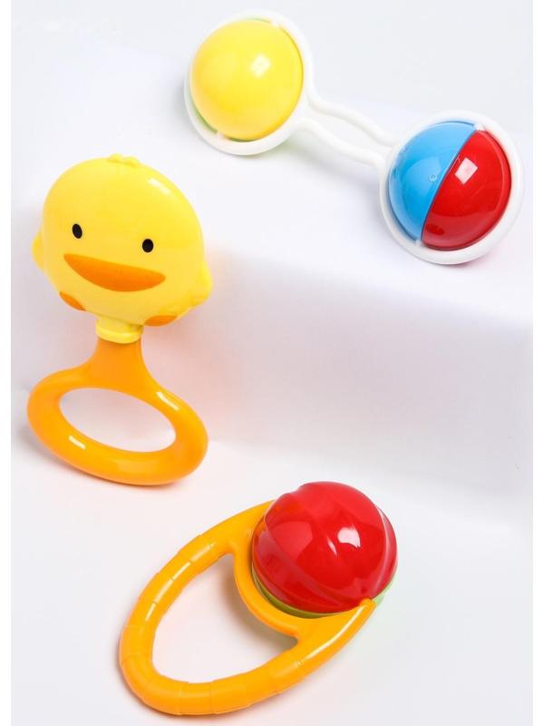 Набор погремушек «Крошка Я», 3 шт.
