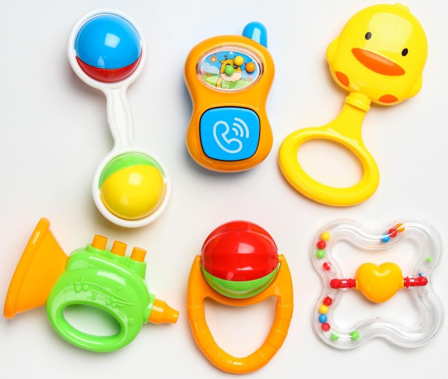 Набор погремушек «Крошка Я», 6 шт.