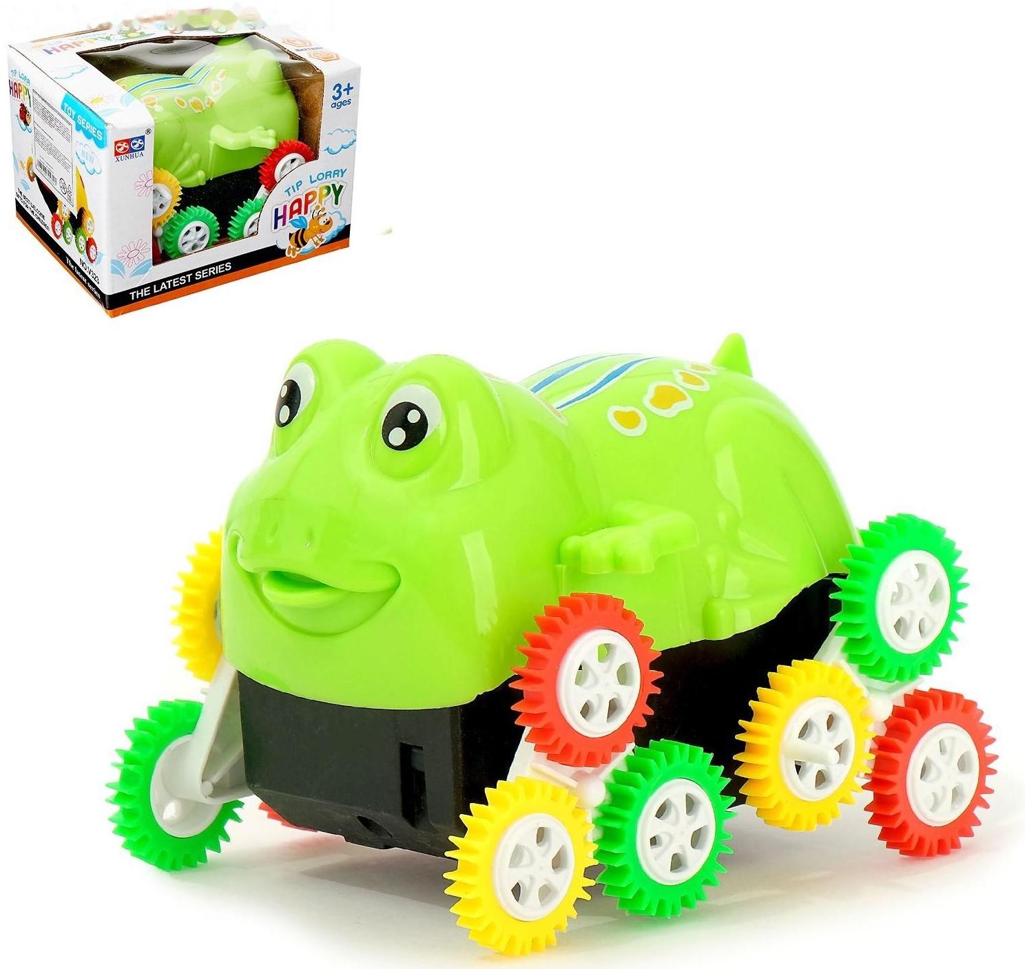 Машина-перевертыш «Лягушка», работает от батареек