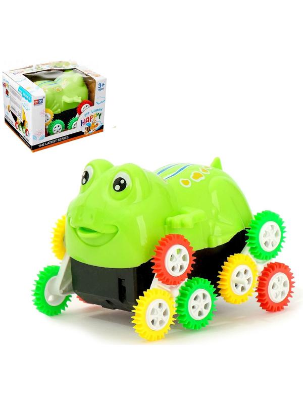 Машина-перевертыш «Лягушка», работает от батареек