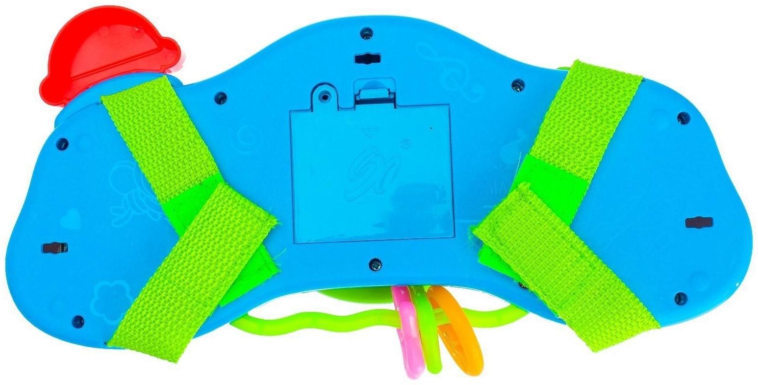 Музыкальный руль-подвеска «Весело рулим!», звук, свет, цвета МИКС