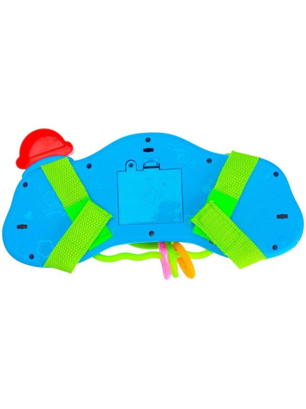 Музыкальный руль-подвеска «Весело рулим!», звук, свет, цвета МИКС