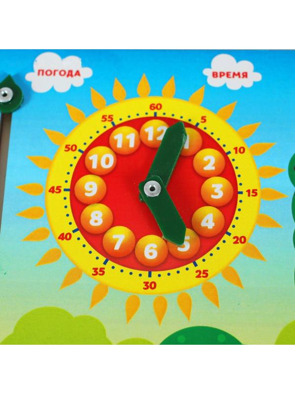 Обучающая доска, календарь «Весёлый транспорт» 27х20 см