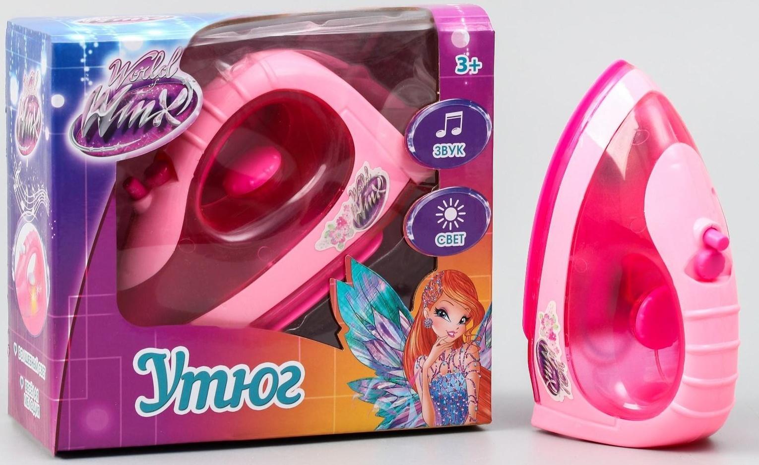 Утюг «Маленькая хозяйка», феи WINX «Блум», свет, звук