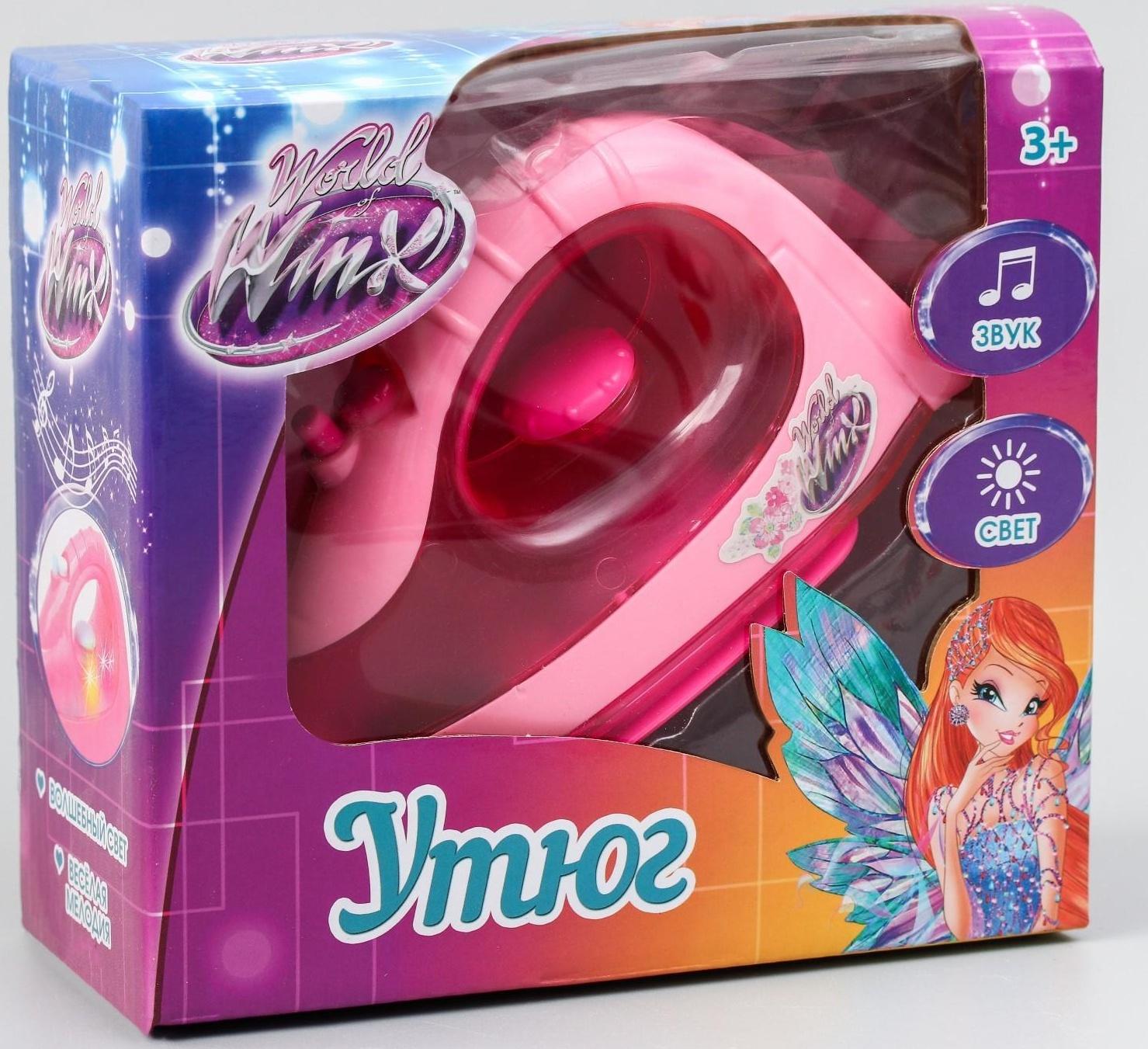 Утюг «Маленькая хозяйка», феи WINX «Блум», свет, звук