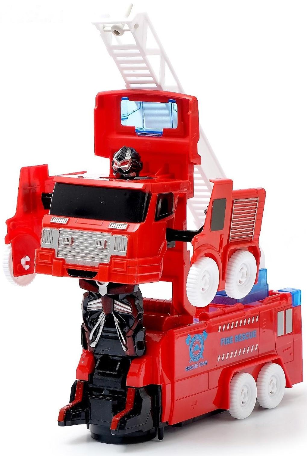 Машина «Автобот», трансформируется, световые и звуковые эффекты, работает от батареек