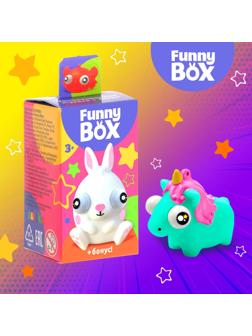 Игровой набор Funny Box «Зверюшки»: карточка, фигурка, лист наклеек