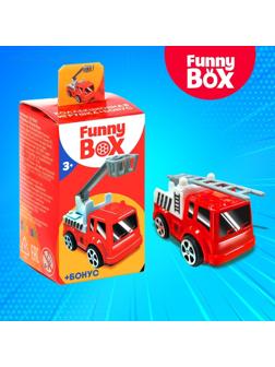 Игровой набор Funny Box «Пожарная техника»: карточка, фигурка, лист наклеек