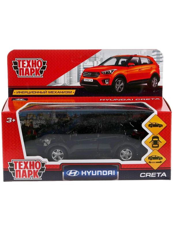 Машина металлическая Hyundai Creta 12 см, открываются двери и багажник, инерционная