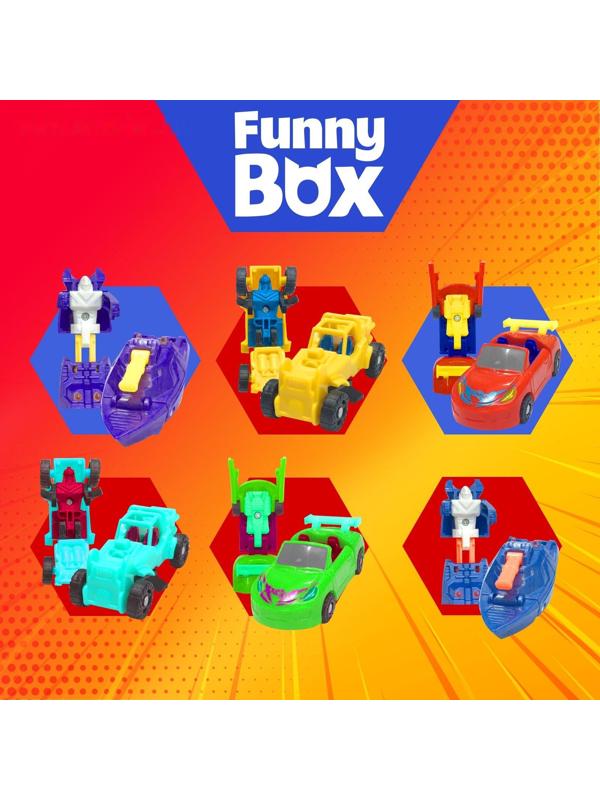 Набор для детей Funny Box «Трансформеры» Набор: карточка, фигурка, лист наклеек, МИКС