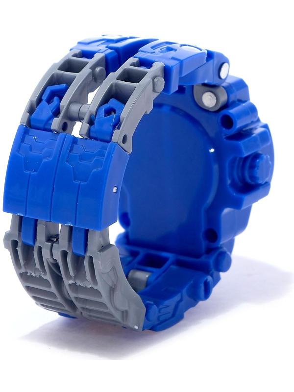 Робот «Часы», трансформируется, с индикацией времени, цвет синий