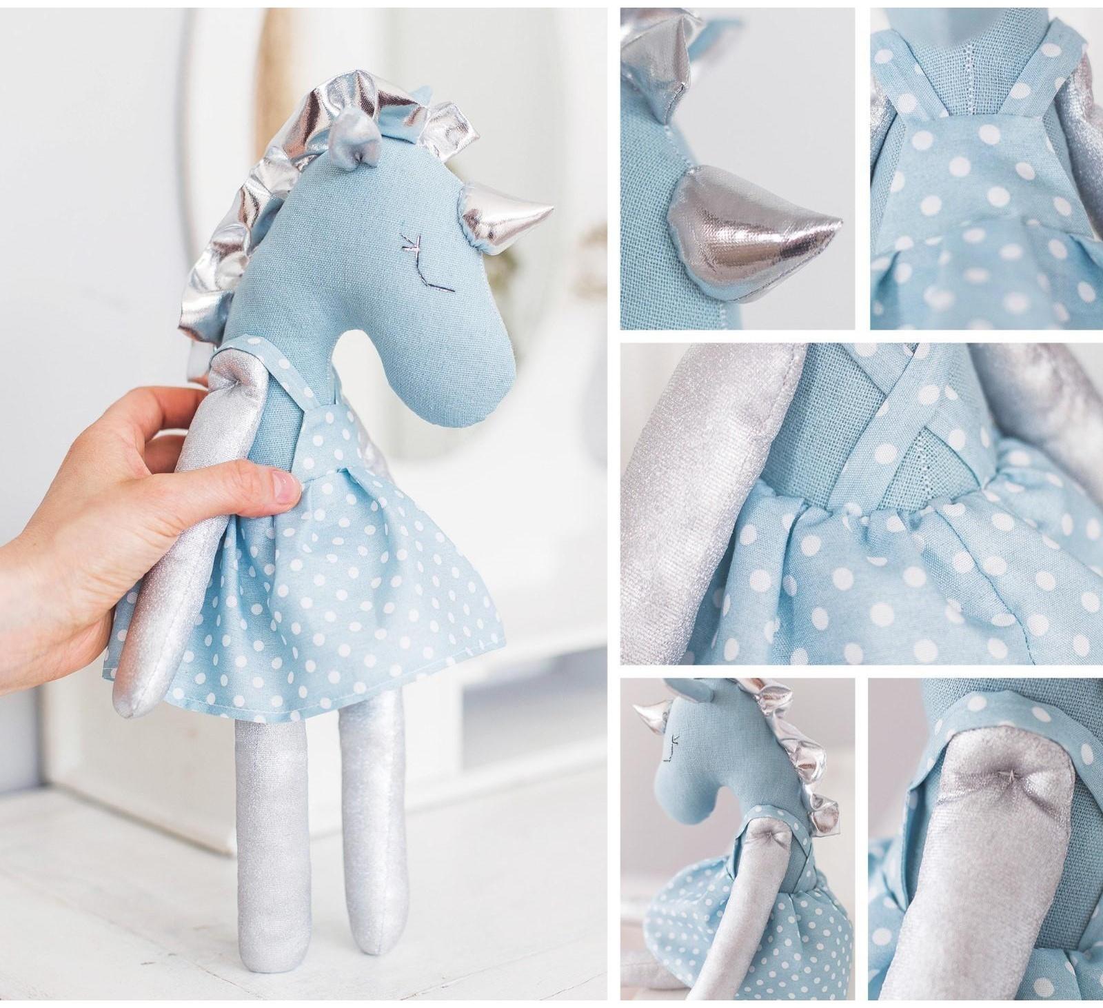 Мягкая игрушка «Единорожка Вандер», набор для шитья 15,6 × 22,4 × 5,2 см