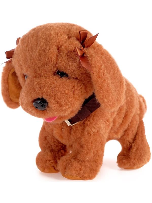 Интерактивный щенок «Мой друг», выполняет команды, реагирует на касания, лает, скулит