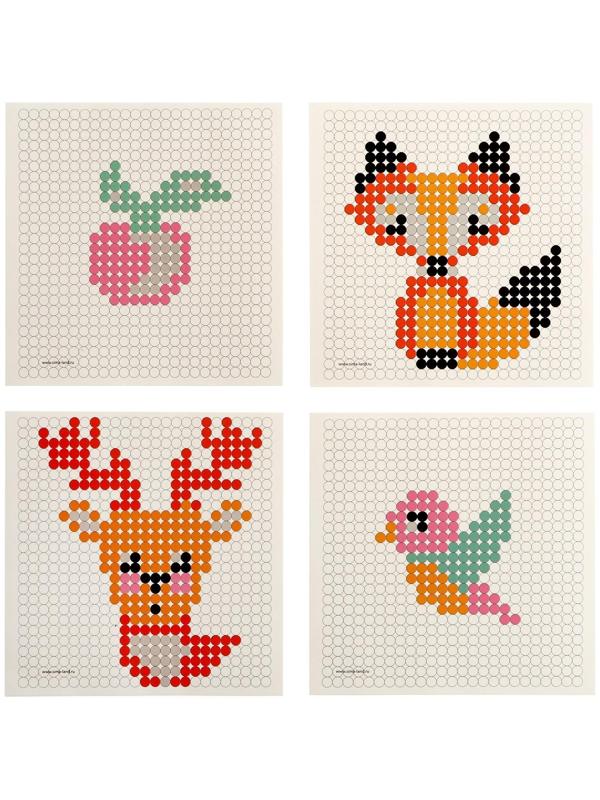 Термомозаика «Животные» с пинцетом