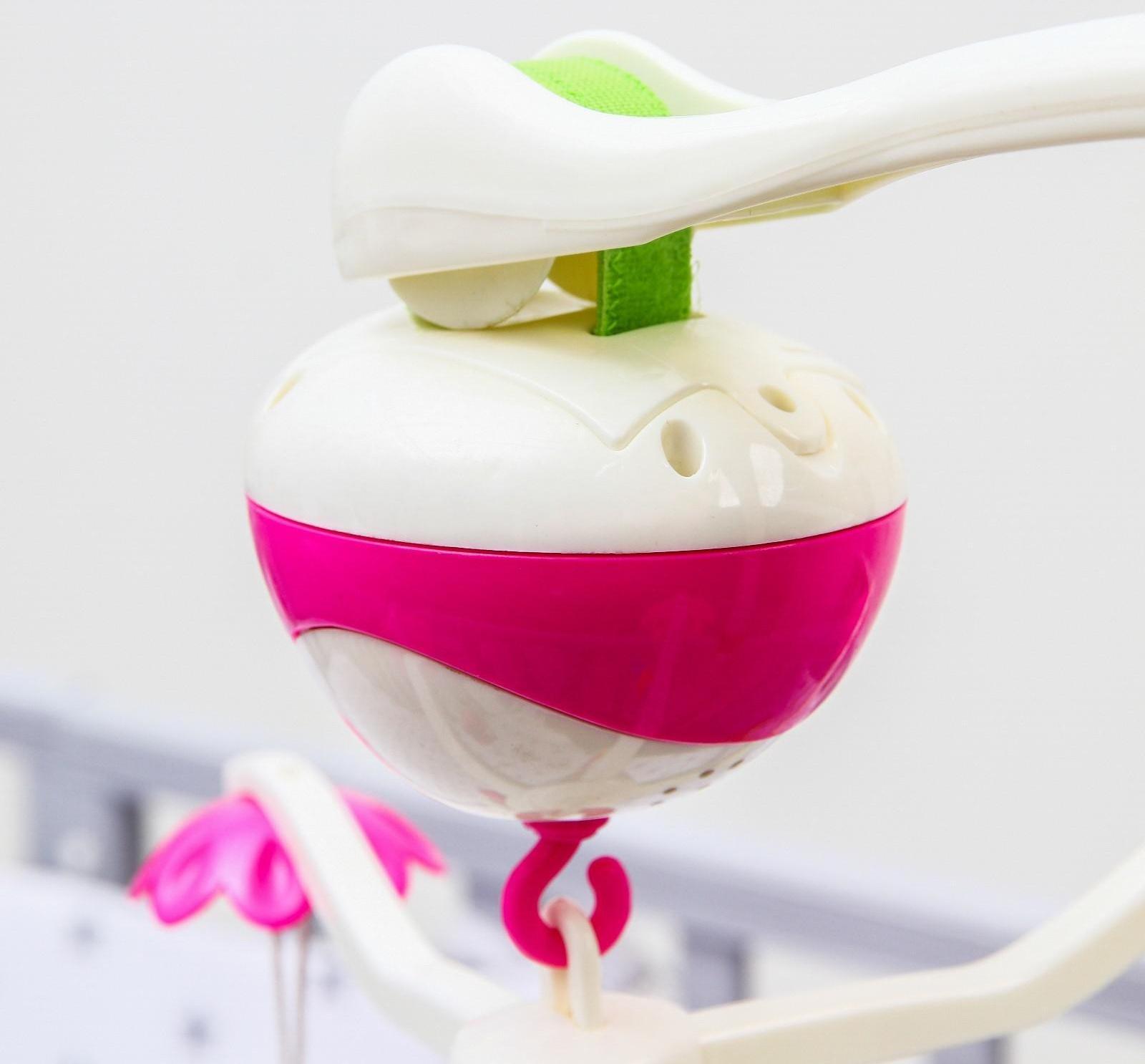 Мобиль музыкальный «Полянка», на батарейках