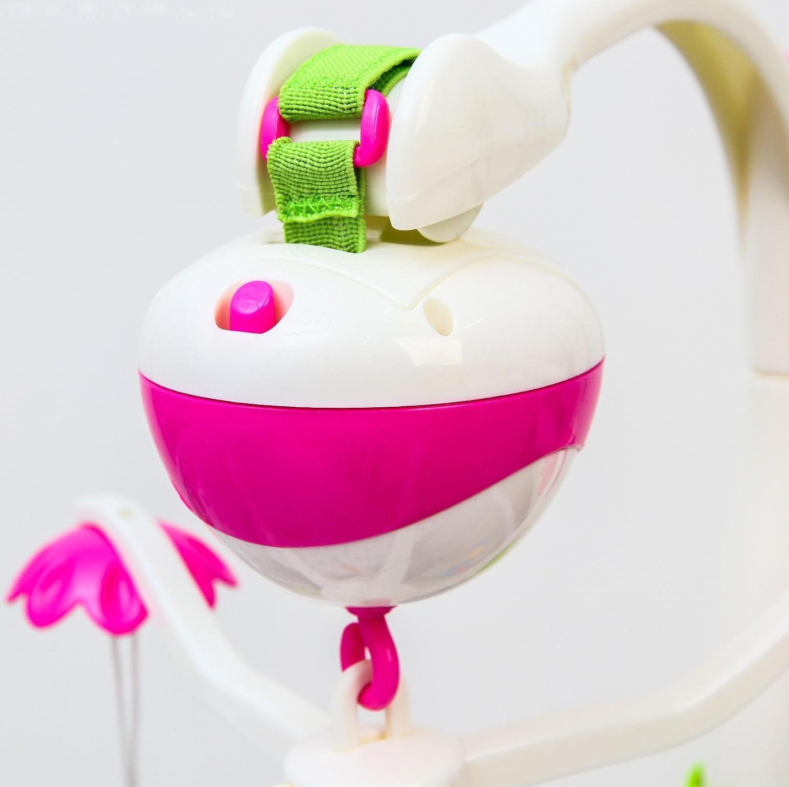 Мобиль музыкальный «Полянка», на батарейках