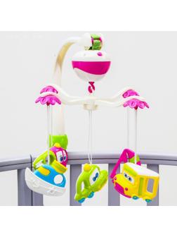 Мобиль музыкальный «Транспорт», на батарейках