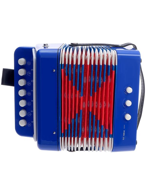 Музыкальная игрушка «Гармонь», цвет синий
