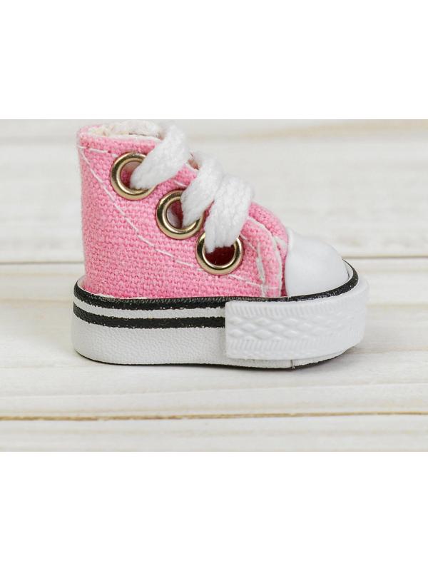 Кеды для кукол, длина подошвы 3,8 см, цвет розовый