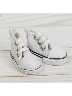 Кеды для кукол, длина подошвы 5 см, цвет белый