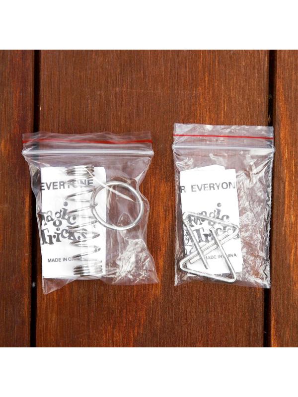 Головоломка металлическая «Раздели на части», МИКС