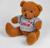 Мягкая игрушка «Медведь», 20 см, кофточка с надписью, цвета МИКС