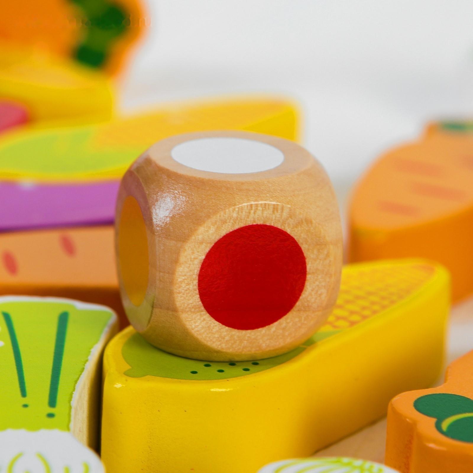 Игра «Падающая башня. Овощи», 55 элементов