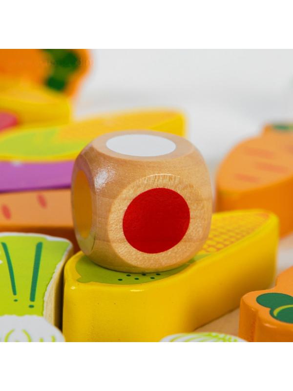 Игра «Падающая башня. Овощи», 55 элементов