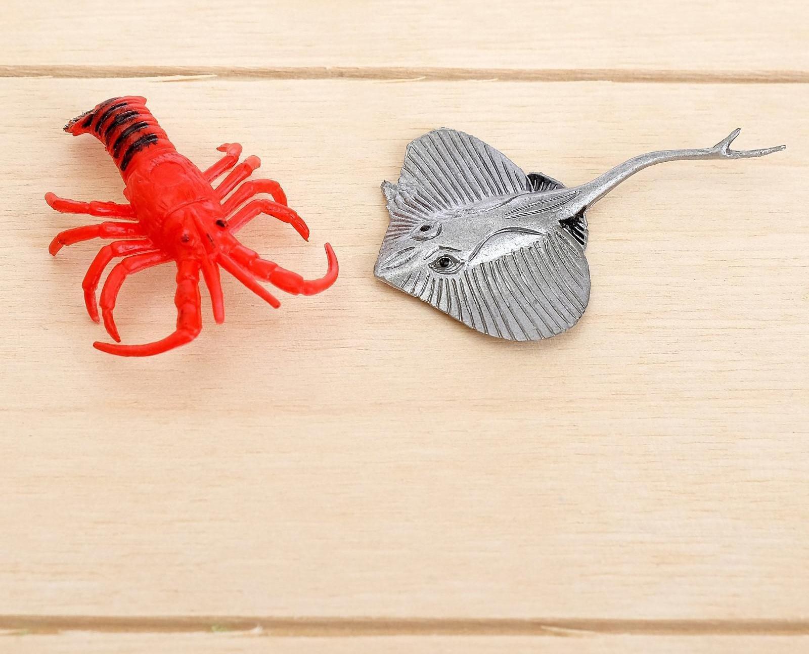 Развивающий набор «Морские обитатели»: животные и кинетический песок