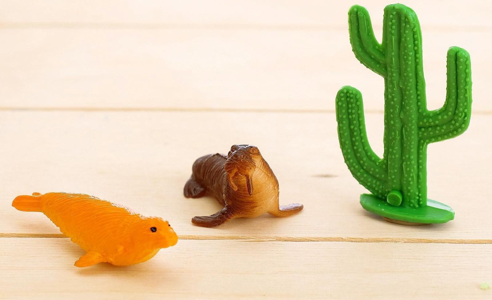 Развивающий набор «Морские обитатели»: животные и кинетический песок