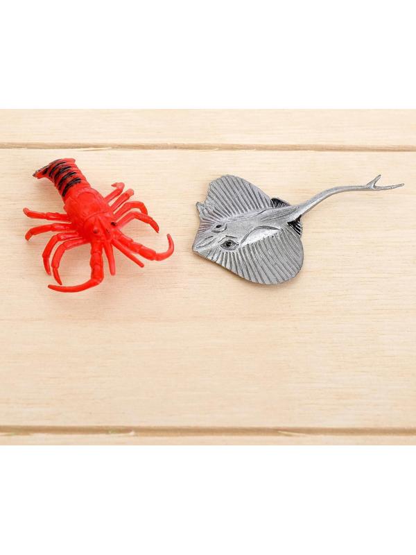 Развивающий набор «Морские обитатели»: животные и кинетический песок