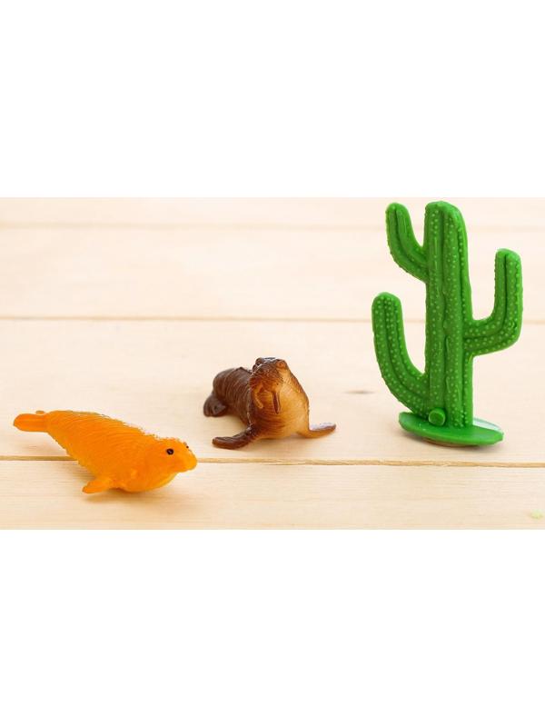 Развивающий набор «Морские обитатели»: животные и кинетический песок