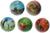 Мяч «Динозавры», мягкий, 6,3 см, цвета микс, 1 шт., 3908908