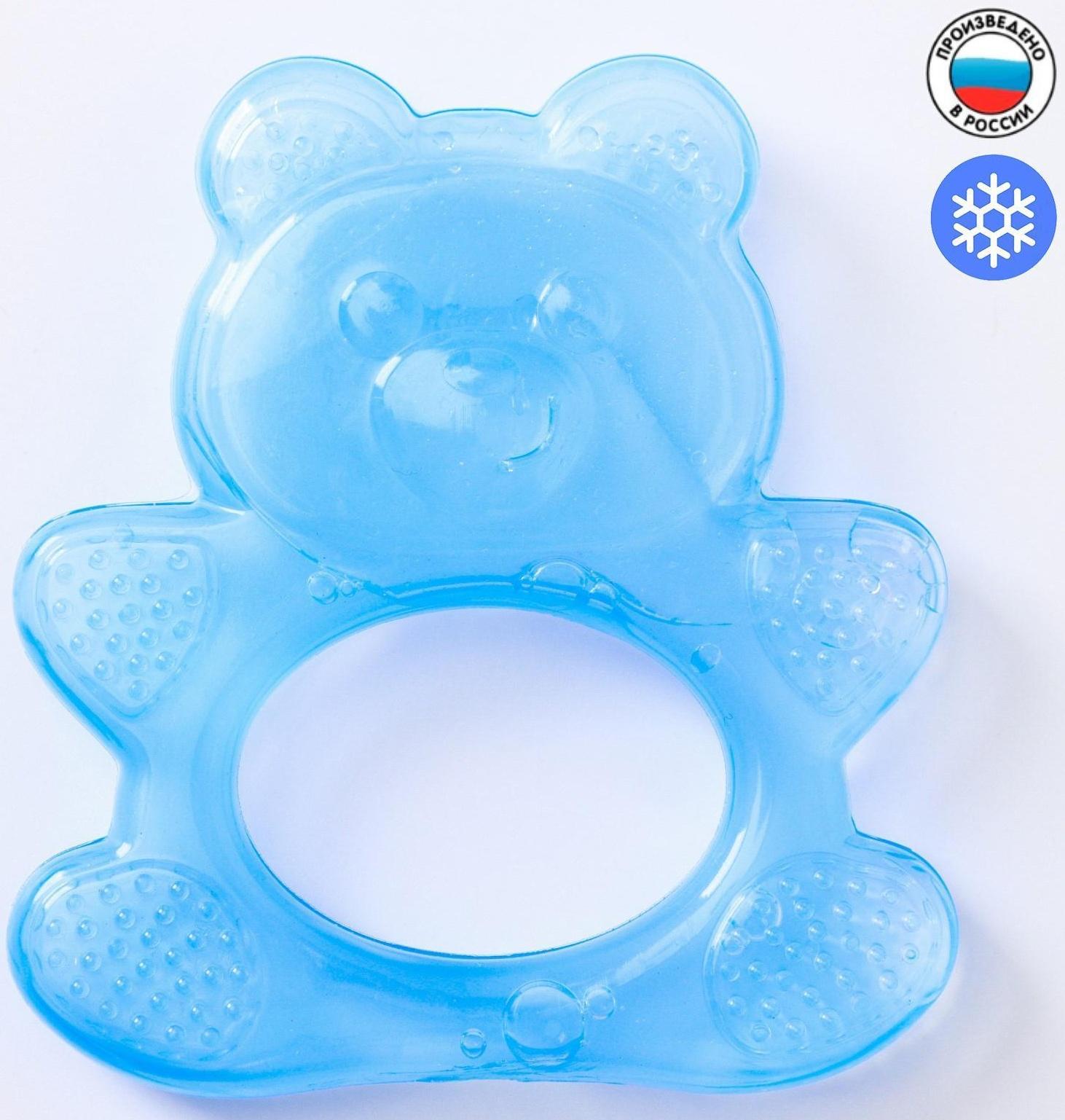 Прорезыватель охлаждающий «Мишка», цвет МИКС