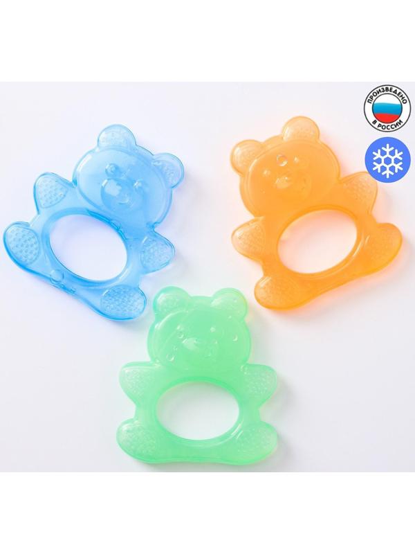 Прорезыватель охлаждающий «Мишка», цвет МИКС