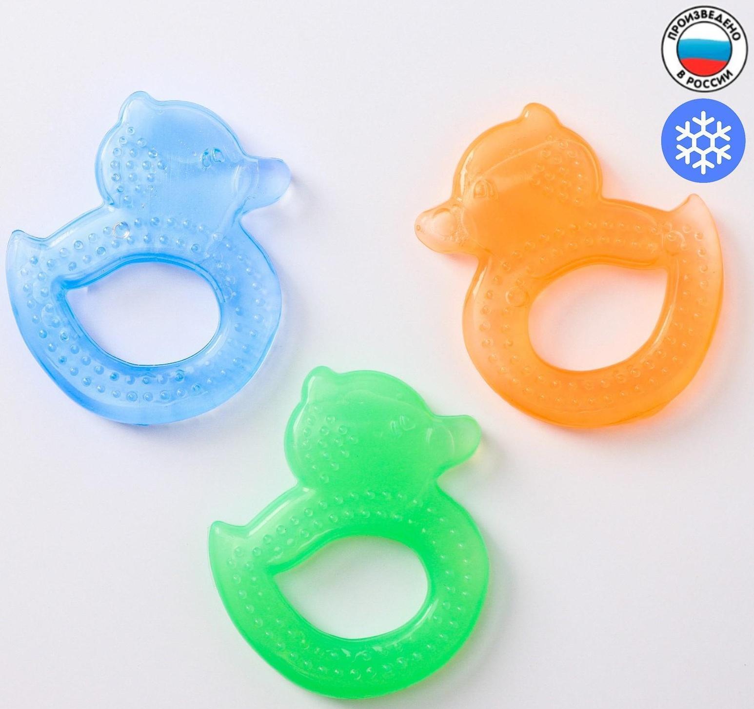 Прорезыватель охлаждающий «Уточка», цвет МИКС