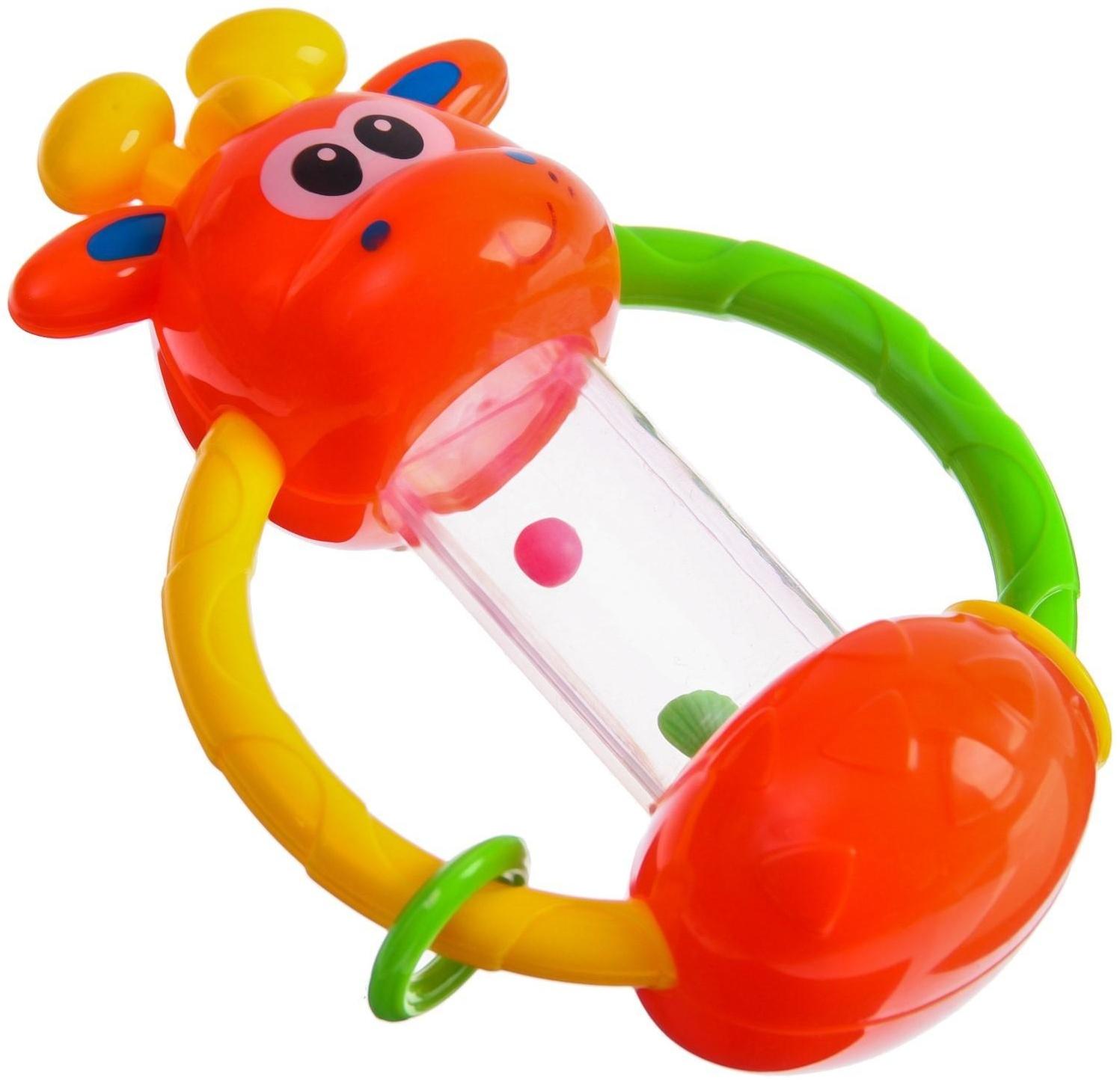 Погремушка «Жирафик», цвет МИКС