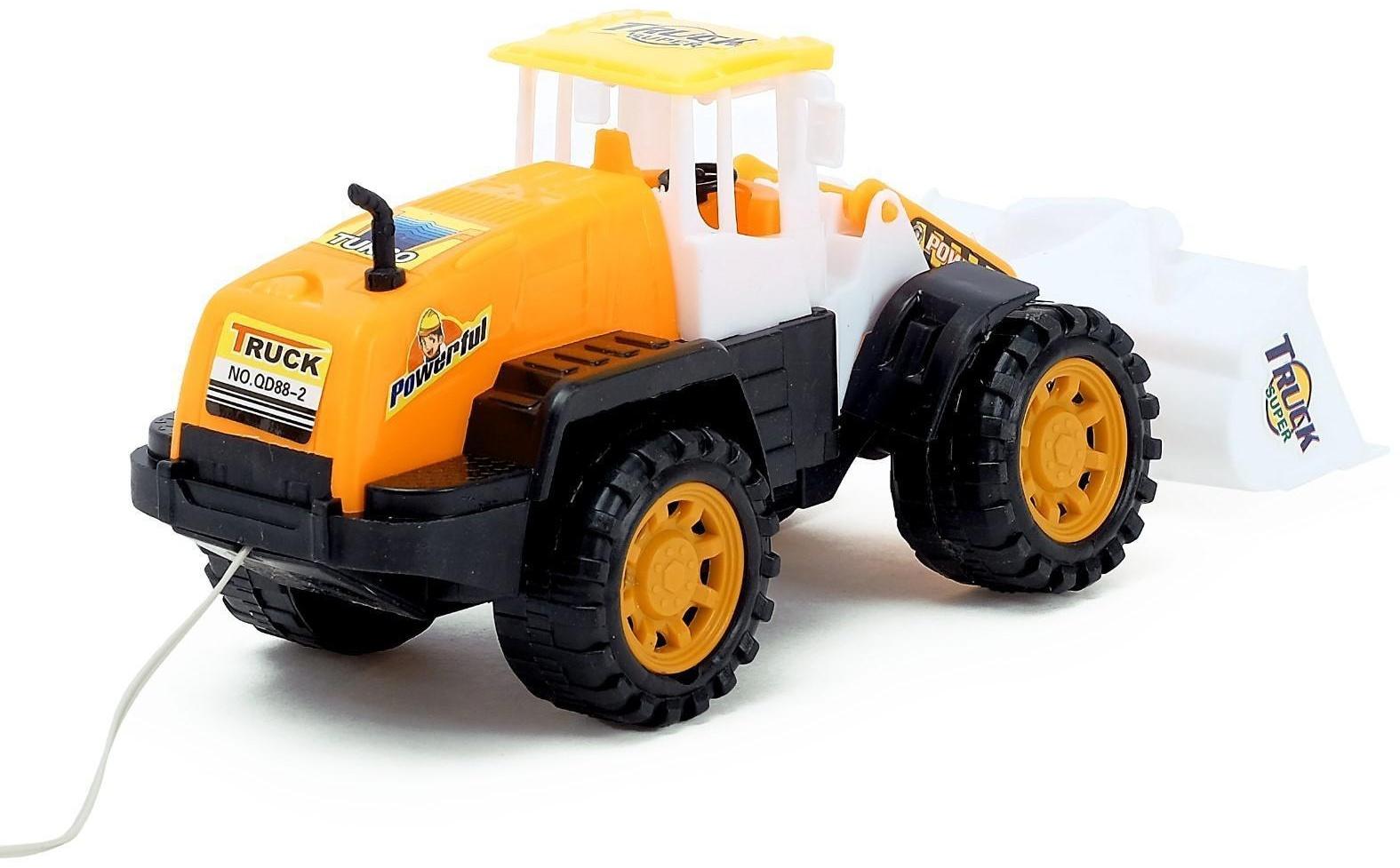 Трактор «Строитель», на дистанционном управлении, работает от батареек, МИКС