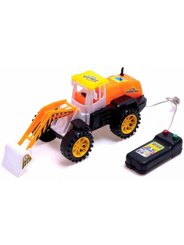 Трактор «Строитель», на дистанционном управлении, работает от батареек, МИКС