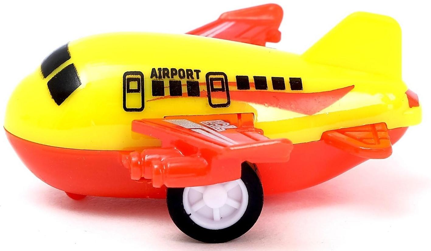 Самолет инерционный «Лайнер», цвета МИКС