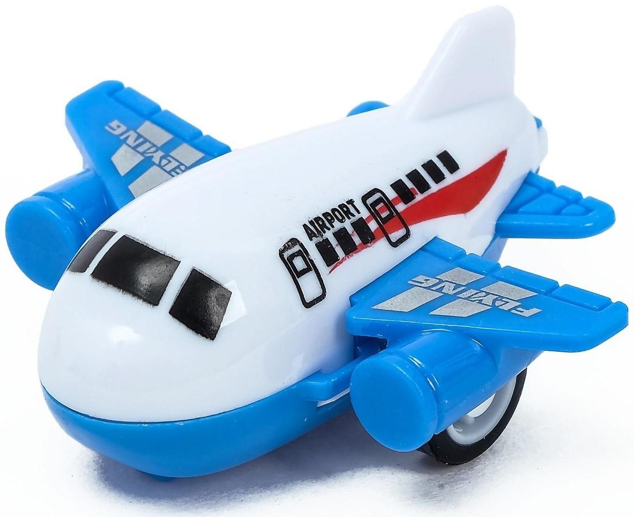 Самолет инерционный «Лайнер», цвета МИКС