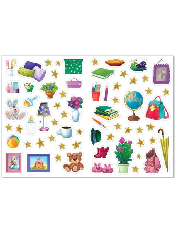 Наклейки «Наряди куколку. Сестрёнки», 12 стр.