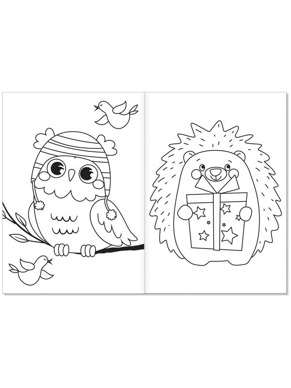 Раскраски А5 для девочек, набор, 10 шт. по 12 стр.