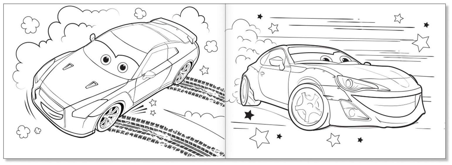 Раскраски для мальчиков набор «Крутые тачки», 8 шт. по 12 стр.