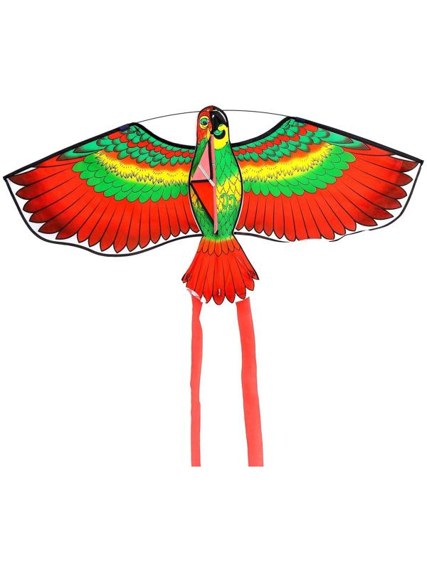 Воздушный змей «Птица», с леской, цвета МИКС