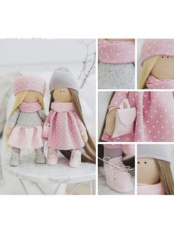 Интерьерные куклы «Подружки Вики и Ники» набор для шитья, 15,6 × 22.4 × 5.2 см