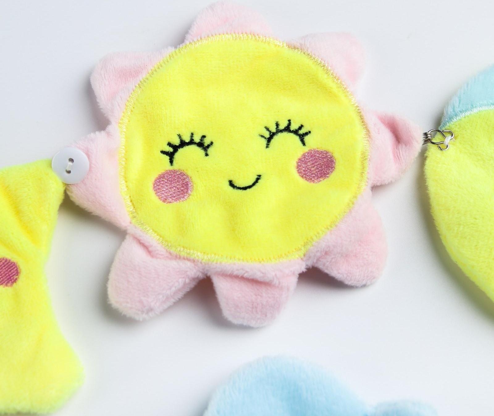 Мягкие развивающие игрушки «Счастливый малыш» (набор 4 штучки), виды МИКС