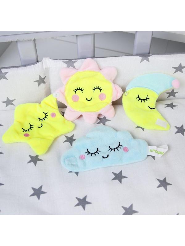 Мягкие развивающие игрушки «Счастливый малыш» (набор 4 штучки), виды МИКС